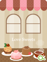 LINEきせかえ「Strawberry cake」