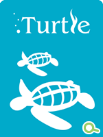 LINEきせかえ「Turtle-BLUE-」