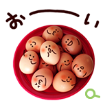 LINEスタンプ｢リアルたまご」