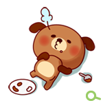 LINEスタンプ「ふたご犬のドッグとっく」