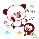 LINEスタンプ「ぽんやんとパフィ-あいづち.ver」