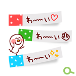 LINEスタンプ「付箋でペタっと日常会話」