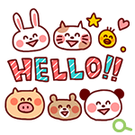 LINEスタンプ｢たかせゆづきのアニマルmamaスタンプ」