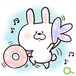 LINEスタンプ「ぽっちゃりバニー日常編」